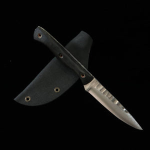 Faca coyote -A Prometheus Thor HS Blade, cabo micarta verde/preto, (82mm)
