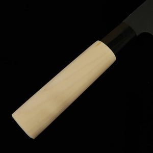 Bunka HIDARI YORIMITSU aço SK forjado negro cabo de magnólia (200mm)