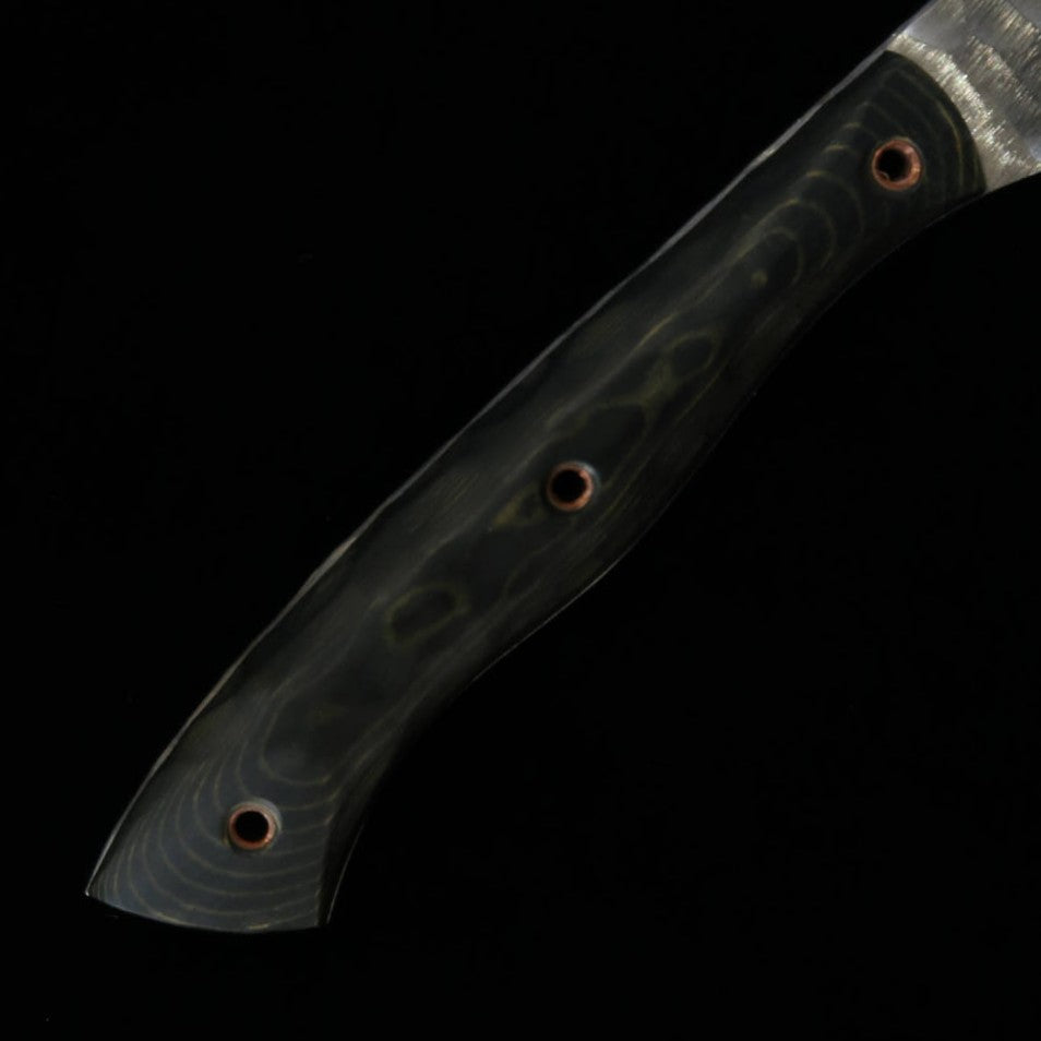 Prometheus Thor PROMETHEUS Thor hoja HS, mango de micarta verde/negro, Coyote -B (82 mm)