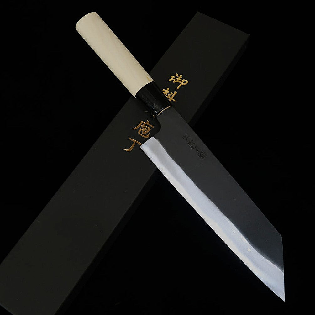 Bunka HIDARI YORIMITSU aço SK forjado negro cabo de magnólia (200mm)