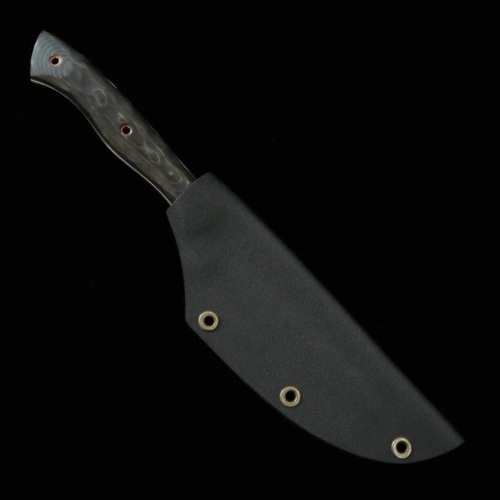 Prometheus Thor PROMETHEUS Thor hoja HS, mango de micarta verde/negro, Coyote -B (82 mm)