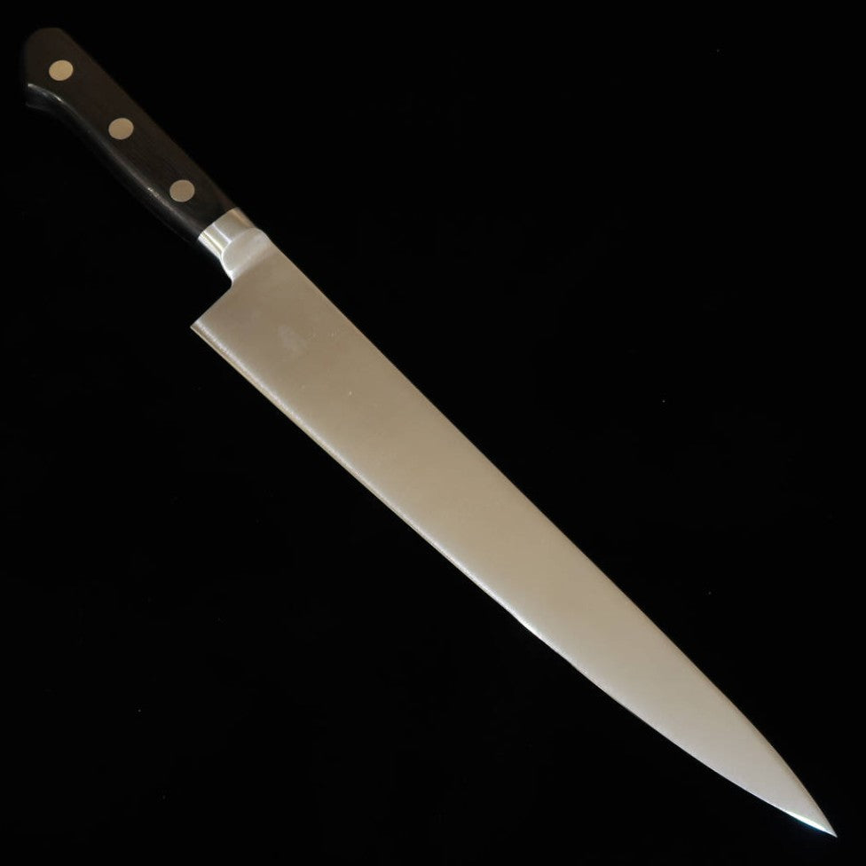 MISONO Aço Molibdênio Sujihiki Cabo de Compensado Preto Para Canhotos (240/270mm)
