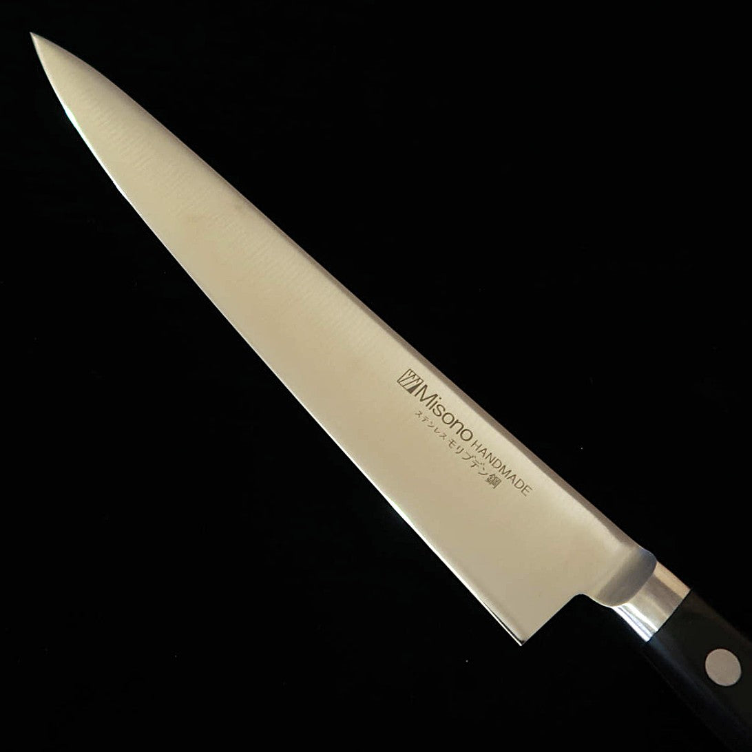 MISONO Aço Molibdênio Sujihiki Cabo de Compensado Preto Para Canhotos (240/270mm)
