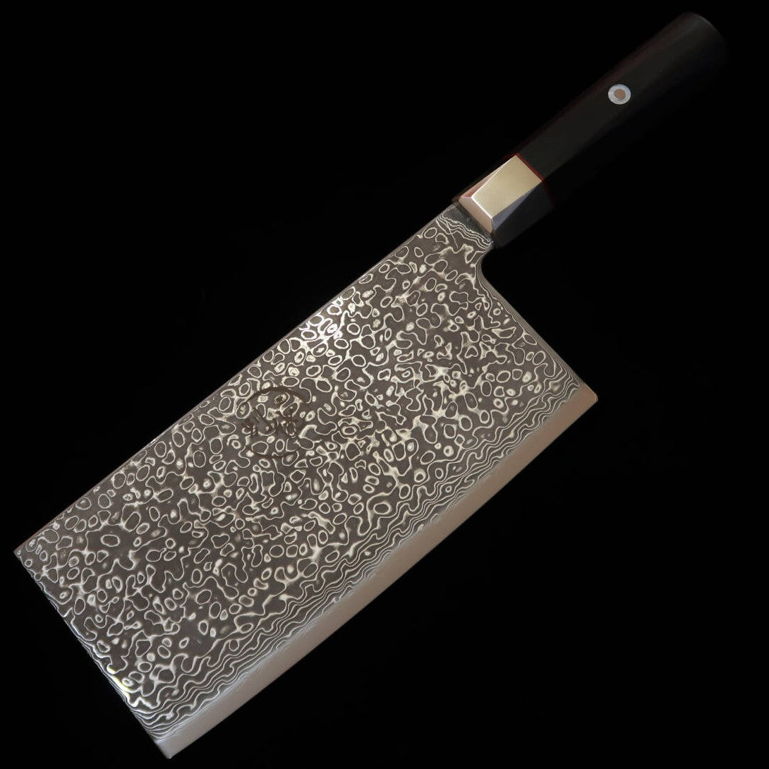 [Novo Clássico] Zanmai MCUSTA ZANMAI Especial Encomenda Faca Chinesa Damasco (180mm)