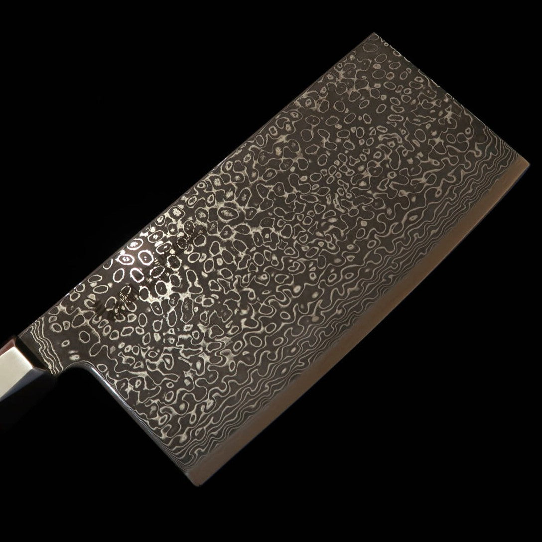 三昧MCUSTA ZANMAI　別誂　中華包丁　VG10ダマスカス　18cm 新定番】三昧MCUSTA ZANMAI 別誂 中華包丁 ダマスカス（180mm） – 三浦