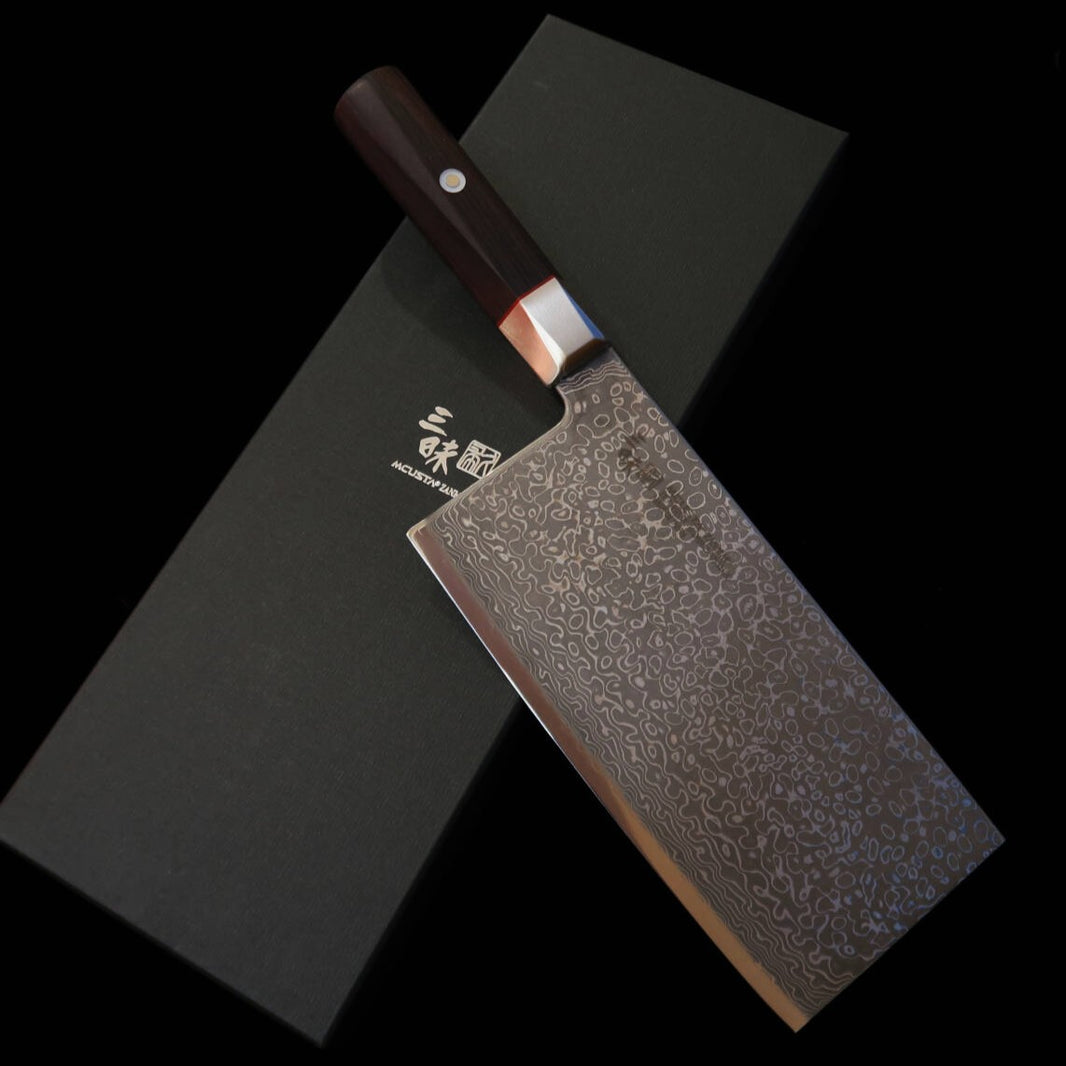Cuchillo chino [Nuevo estándar] MCUSTA ZANMAI Edición especial Damasco (180mm)