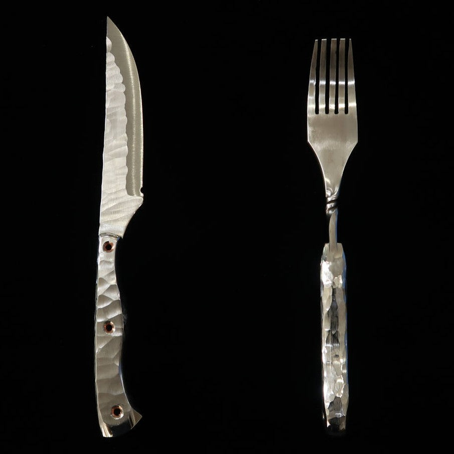 PROMETHEUS Thor プロメテウス・トール – Juego de cuchillos y tenedores para bistec, mango HS (85 mm)