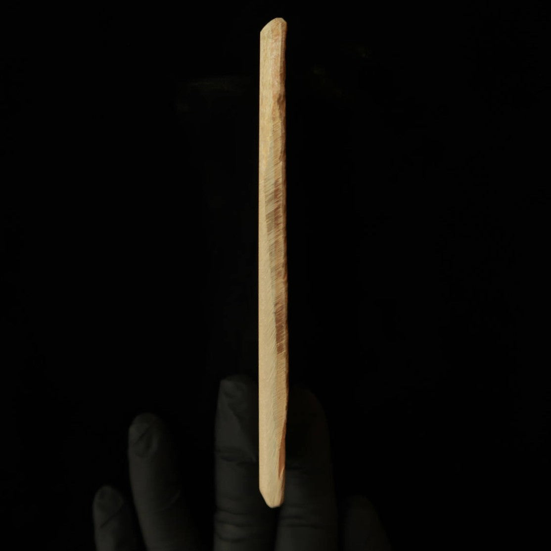 Pedra de amolar natural Nakayama Aoto pedaço (koppa) 47 × 135 × 7 mm