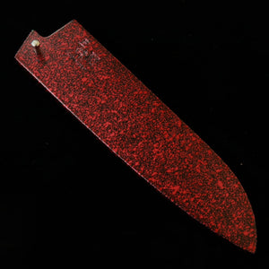 ZANMAI Sheath for Santoku Knife, Red (180mm)