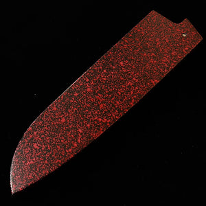 ZANMAI Sheath for Santoku Knife, Red (180mm)