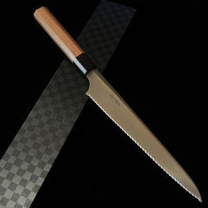 Bread Knife KAGEKIYO Stainless Steel Walnut Octagonal Handle (240mm)