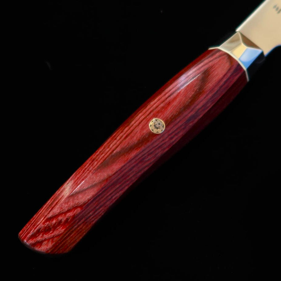 [New Standard] ZANMAI MCUSTA Revolution 3 Red Santoku (180mm)