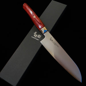 [New Standard] ZANMAI MCUSTA Revolution 3 Red Santoku (180mm)