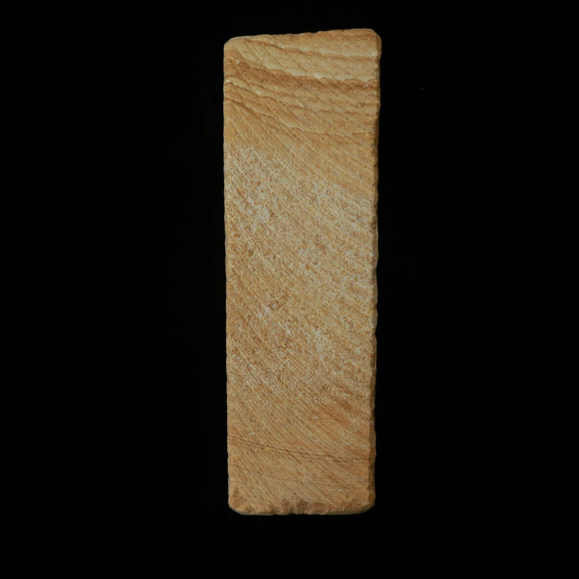 Pedra de amolar natural Natsuya-to, cor chá, 66×207×38 mm