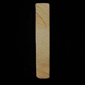 Pedra de amolar natural Natsuya-to, cor chá, 66×207×38 mm