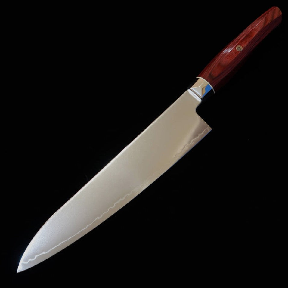 [New Standard] ZANMAI MCUSTA Revolution 3 Red handled Gyuto (210mm)