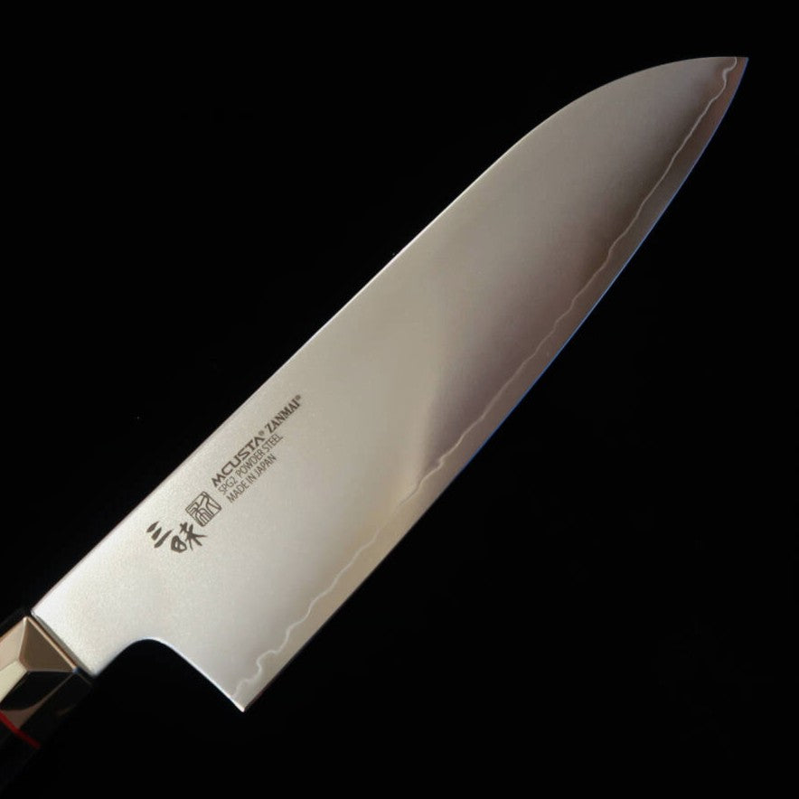 【Novo Clássico】MCUSTA ZANMAI Revolution 3 Preto Santoku (180mm)