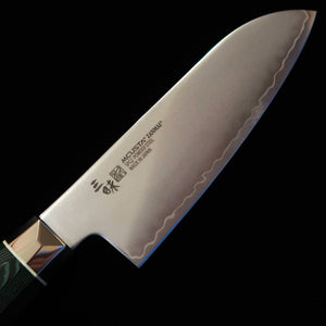[Nouveau classique] Zanmai MCUSTA ZANMAI Revolution 3 Vert Petit Santoku (150 mm)