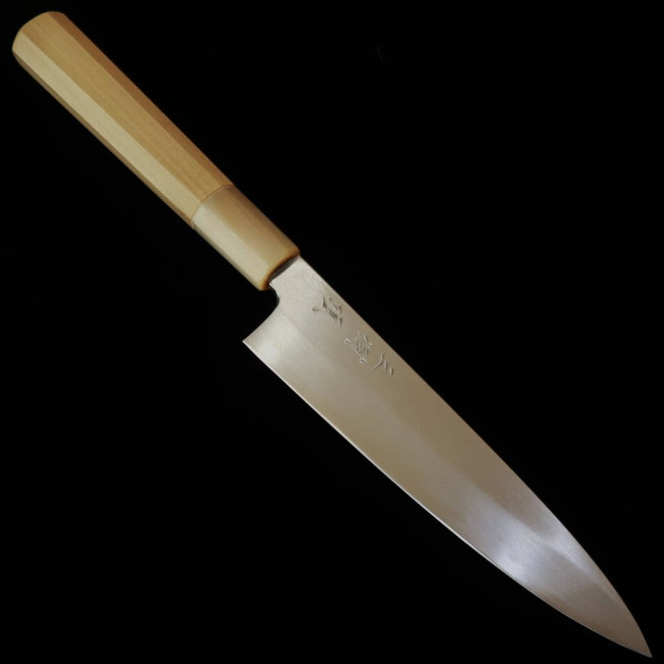 三浦 頂 MIURA Itadaki ペティ 白紙二号 水牛朴八角柄 （150mm）