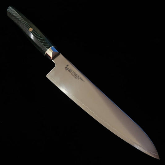 [Nova linha] Mcusta Zanmai Revolution 3 Verde Gyuto (210mm)