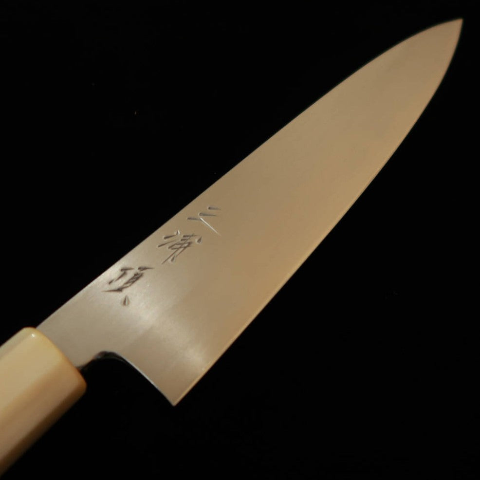 三浦 頂 MIURA Itadaki ペティ 白紙二号 水牛朴八角柄 （150mm）