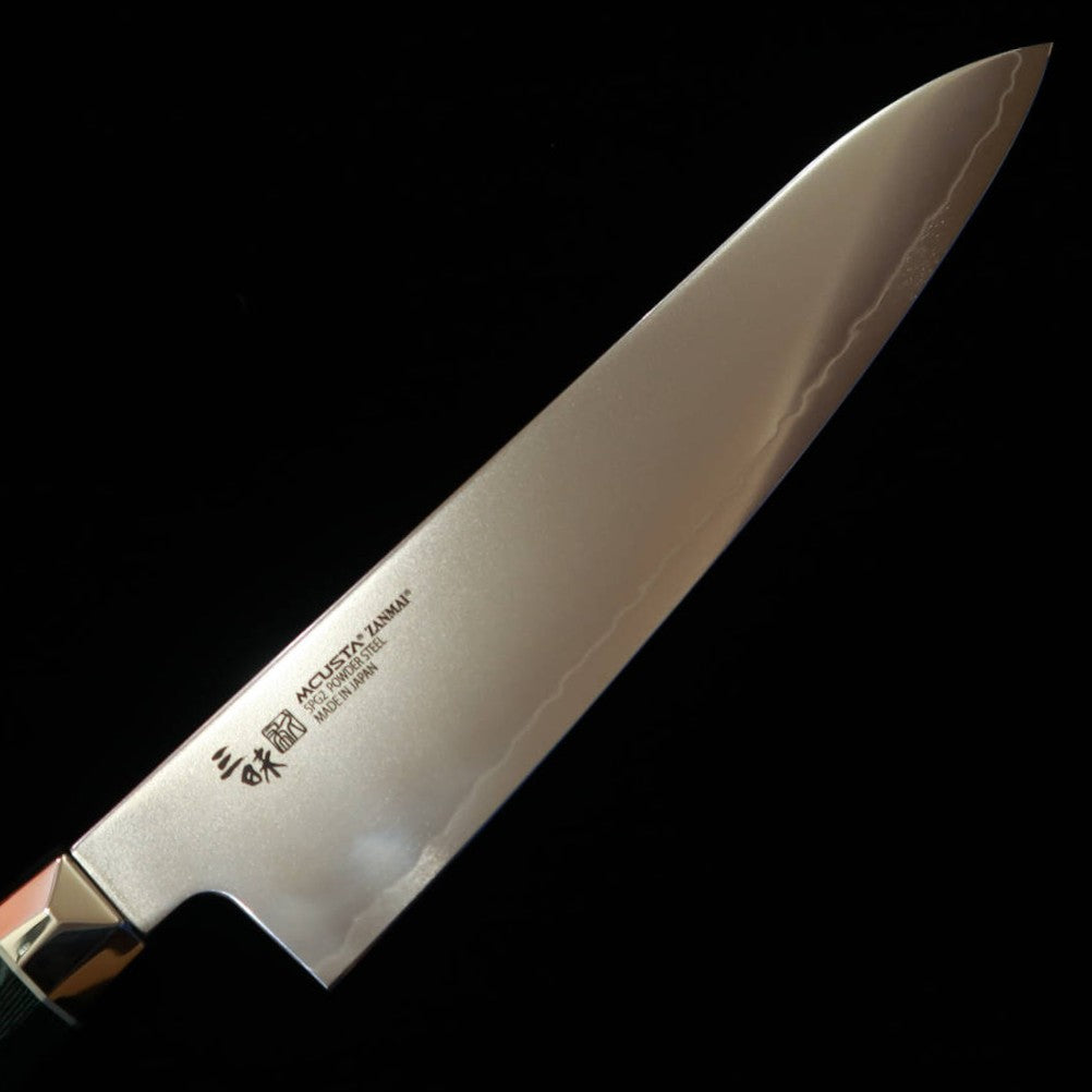 [Nova linha] Mcusta Zanmai Revolution 3 Verde Gyuto (210mm)