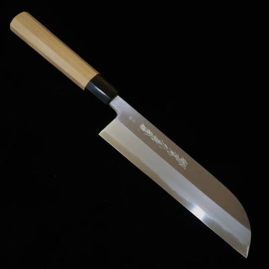 郷右馬允義弘YOSHIHIRO 青霞 青紙二号 鎌薄刃 朴八角柄 （210ｍｍ）