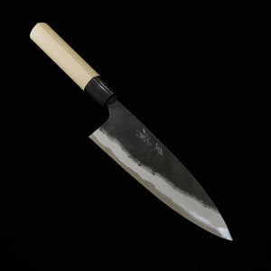 MIURA Funayuki By Kyohei Shindo Aogami No. 2 Black finish Magnolia wood handle (150/165mm)
