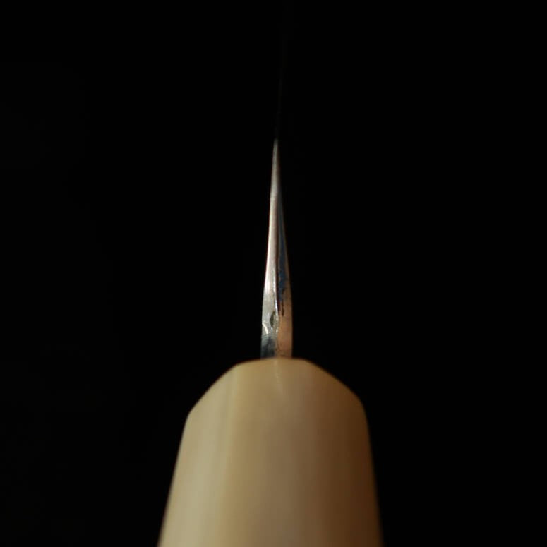 三浦 頂 MIURA Itadaki ペティ 白紙二号 水牛朴八角柄 （150mm）