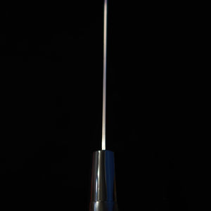Sumikama TORA Kasumi Santoku Knife, Molybdenum Steel, Black Finished Magnolia Handle, No. 36841 (165mm)