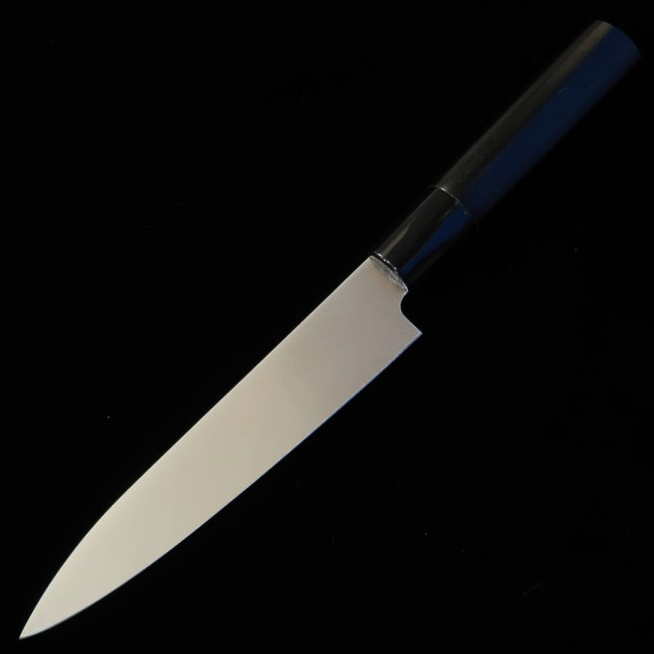 Sumikama TORA Kasumi Petty Knife, Molybdenum Steel, Black Lacquered Wood Handle, No. 36845 (150mm)