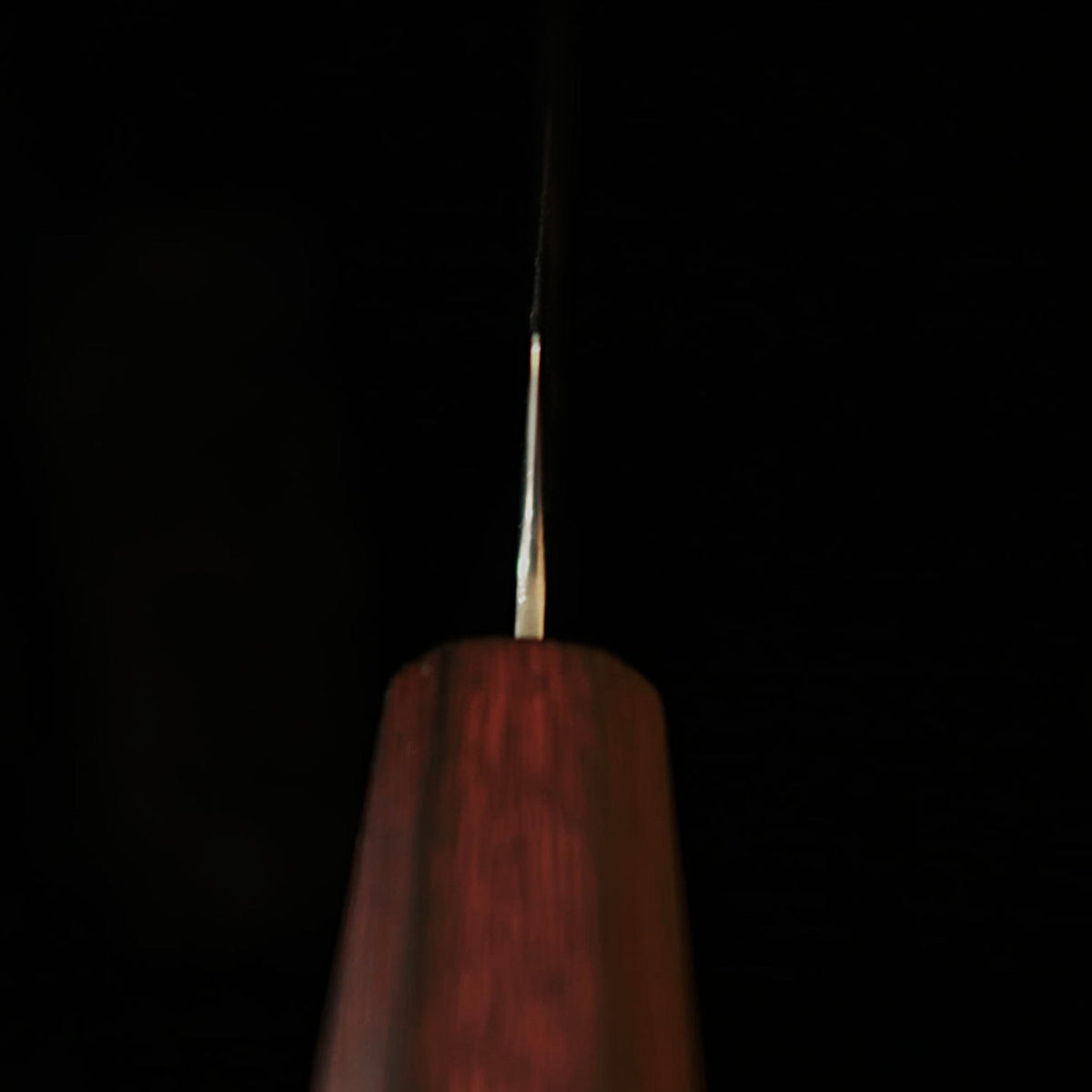 Miura MIURA Petty acero Gingami nº3, damasco tsukishiro, mango octogonal morado (135 mm)