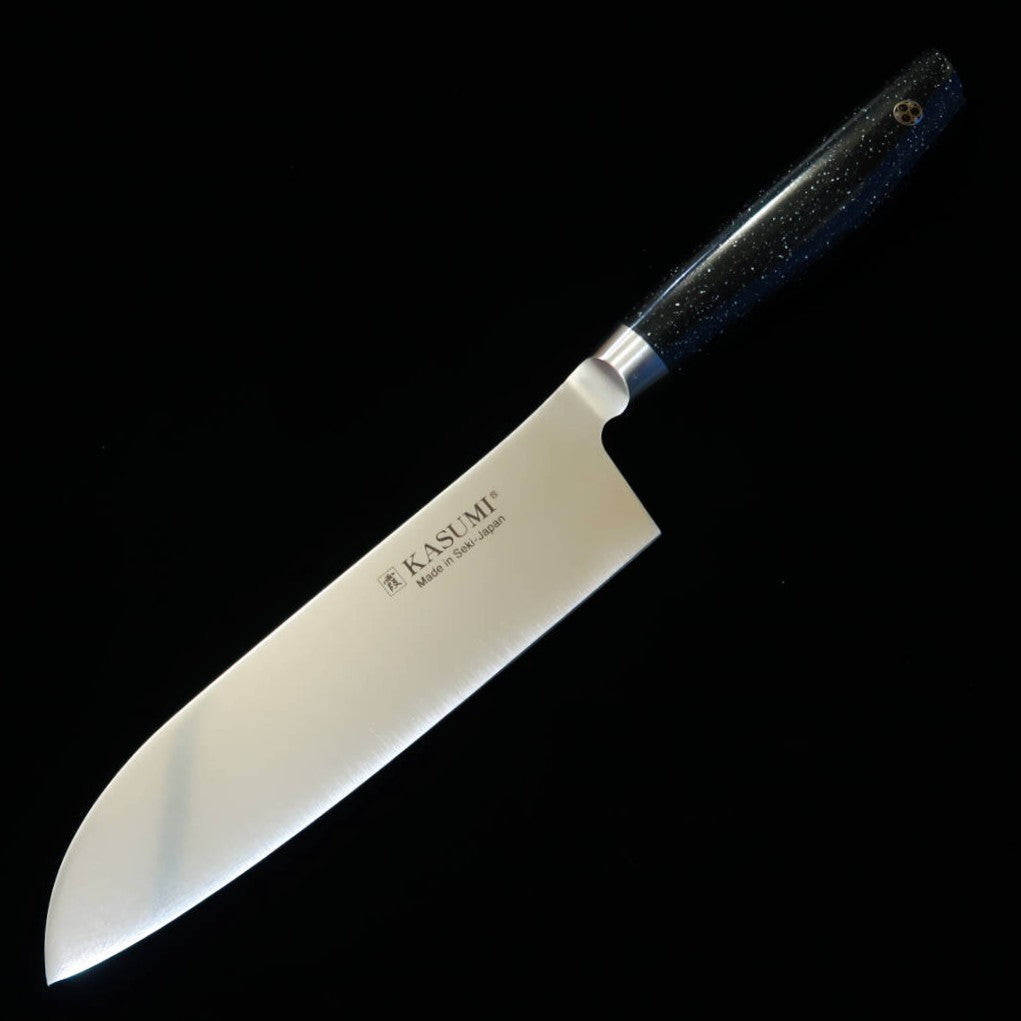 Sumikama Kasumi VG-10 PRO Santoku Knife with Artificial Marble Handle, No. 54018 (180mm)