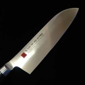 Sumikama Kasumi VG-10 PRO Santoku Knife with Artificial Marble Handle, No. 54018 (180mm)