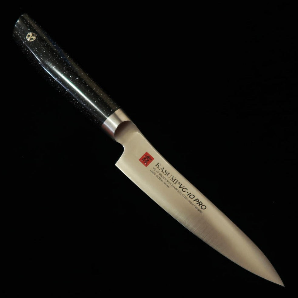 Sumikama Kasumi VG-10 PRO Utility Knife with Artificial Marble Handle No. 52012 (120mm)