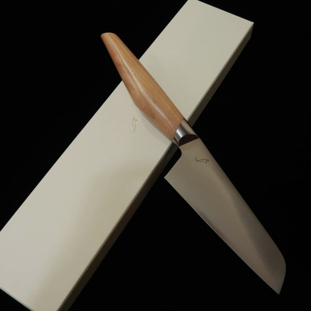 SUMI KAMA, Kasane, Petit bunka, SCS135B AUS8, Manche en cerisier du Japon (135mm)