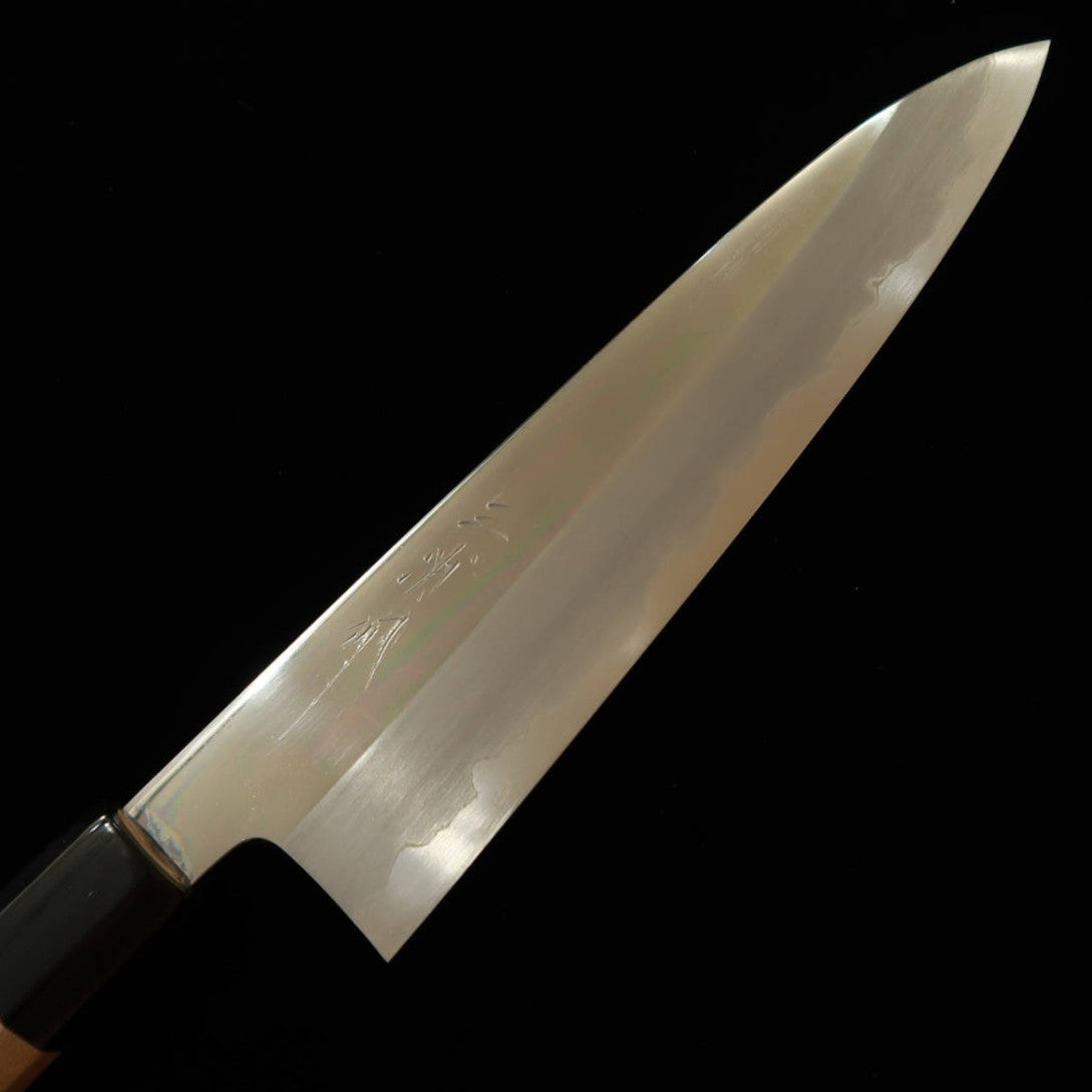 Miura Hai MIURA Obidama Gyuto Shirogami nº1 acabado espejo mango octogonal de magnolia (210/240 mm)