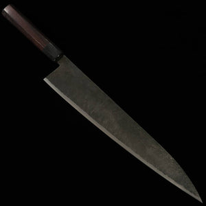 TAKEDA Cutelaria Bitchu Forjado à mão Sasanoha (extra grande) Aço Hitachi Aogami Super (270mm)