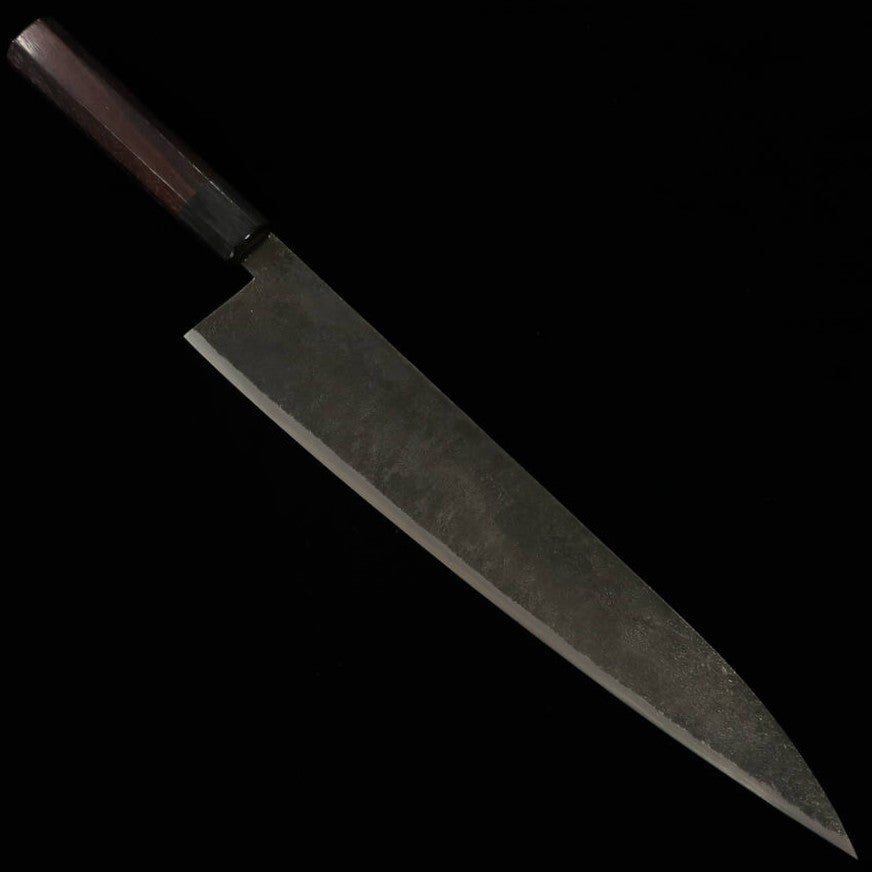 TAKEDA Facas - Forja artesanal de Bitchū - Faca Sasano (Shaku) - Aço Hitachi Aogami Super (300mm)