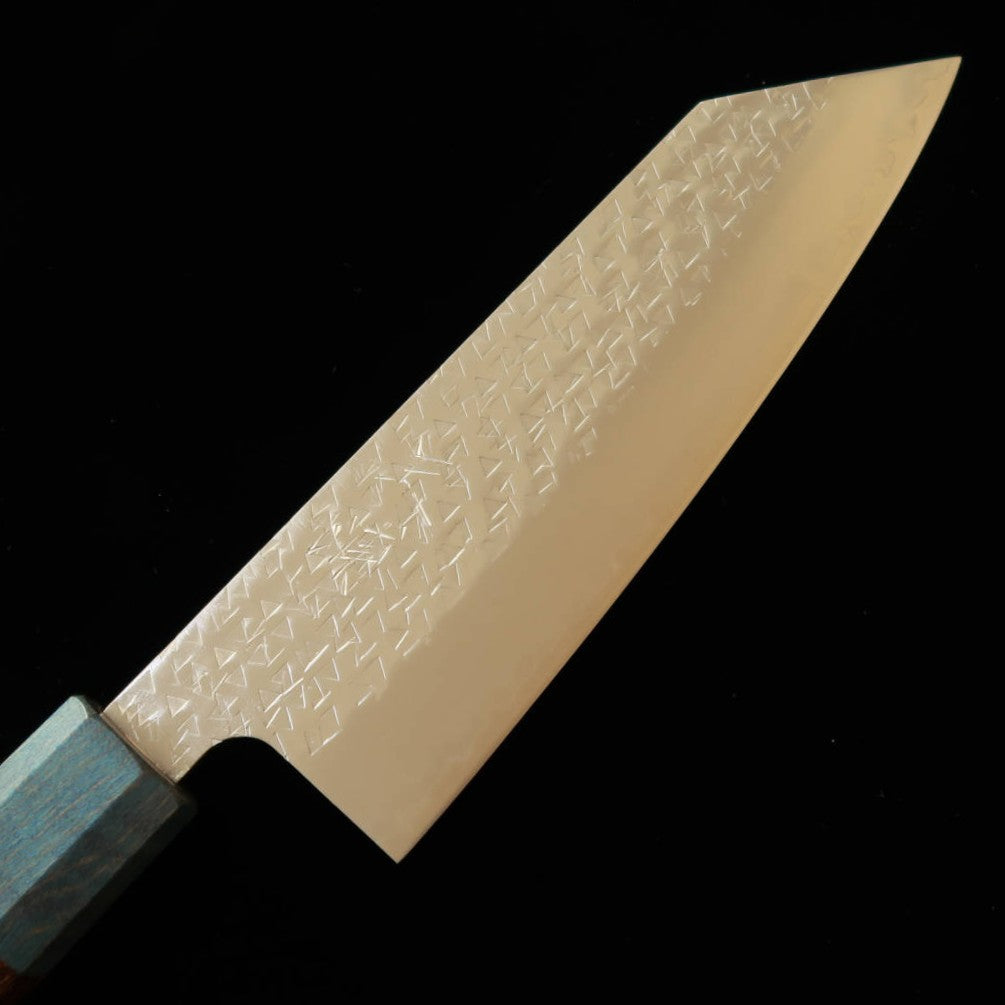 三浦MIURA 吹雪 剣型文化 SG2 鎚目 鉄刀木/海青柄（170mm）