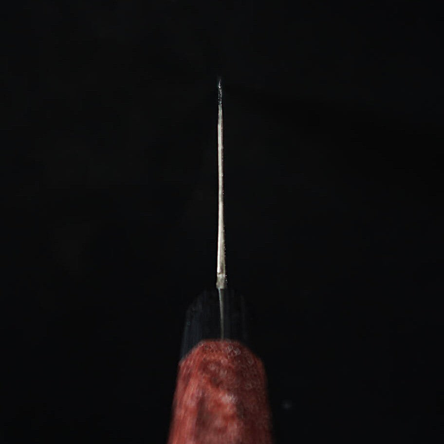 Couteau de chef TAKEDA, forgeron de Bitchū, lame forgée à la main, acier Hitachi Aogami Super (270 mm)