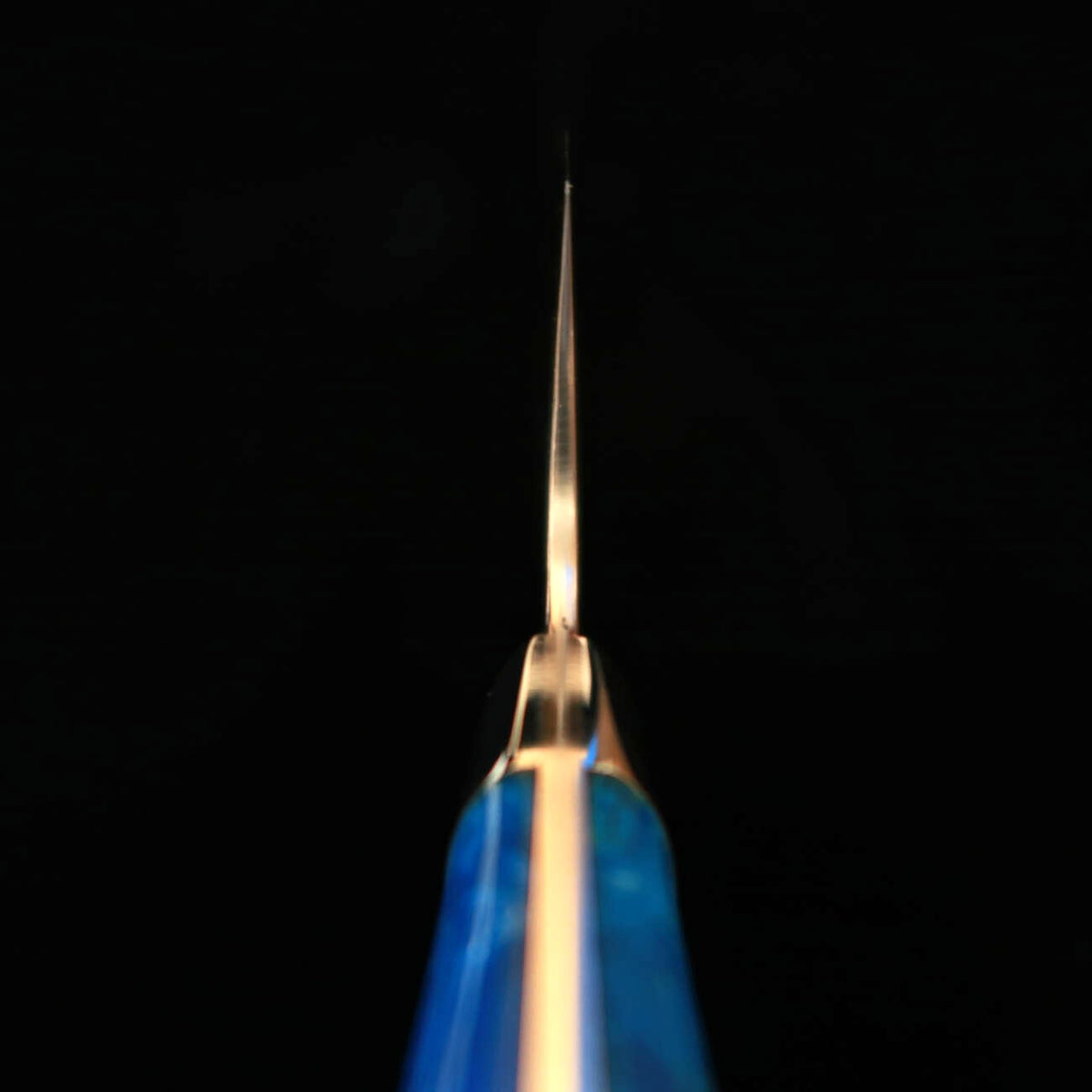 SAJI TAKESHI gyuto VG10 damasco de colores, mango acrílico azul (210/240 mm)