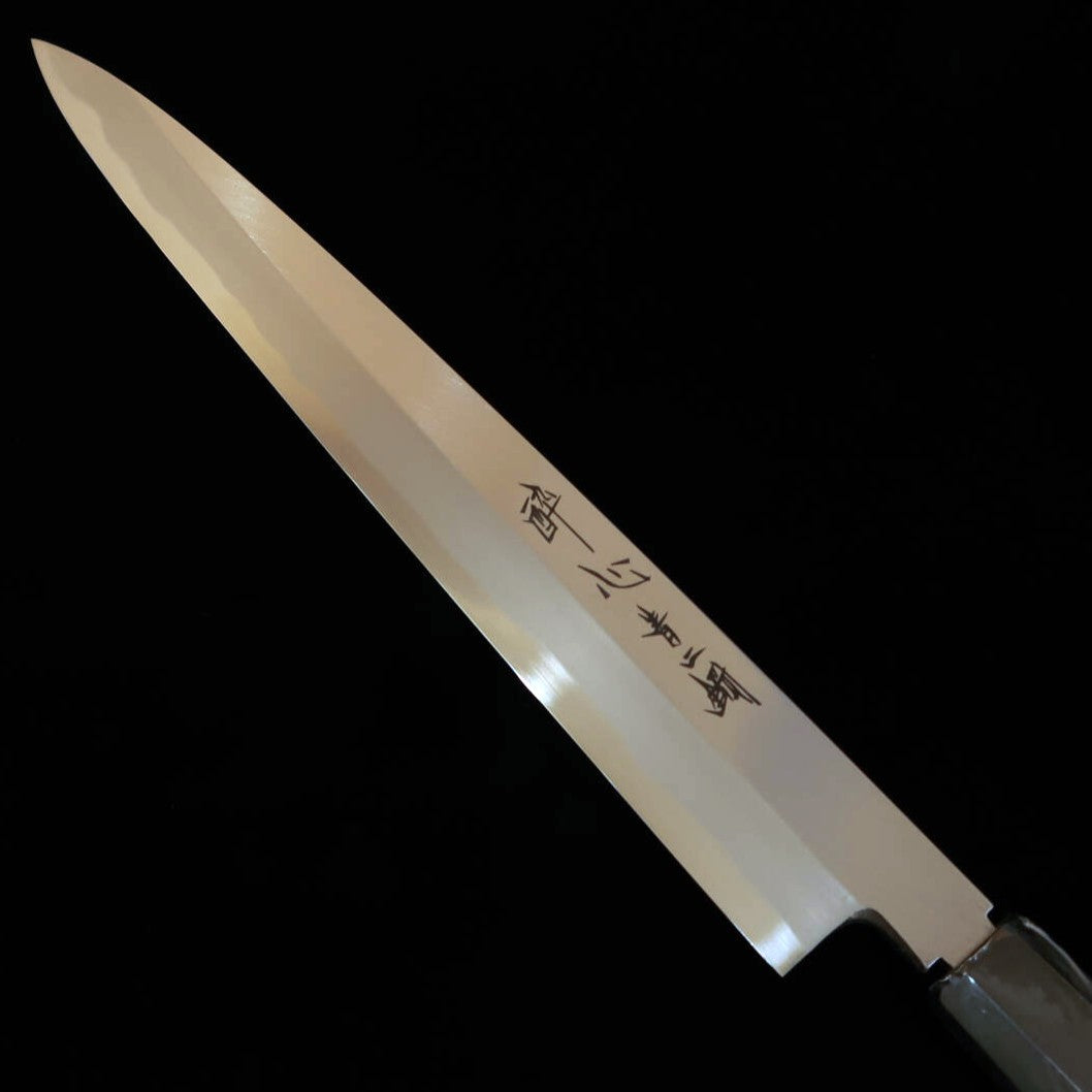 Suisin SUISIN yanagiba Aogami nº2, hon-kasumi, mango octogonal de magnolia, para zurdos, con funda de magnolia (240-300 mm)