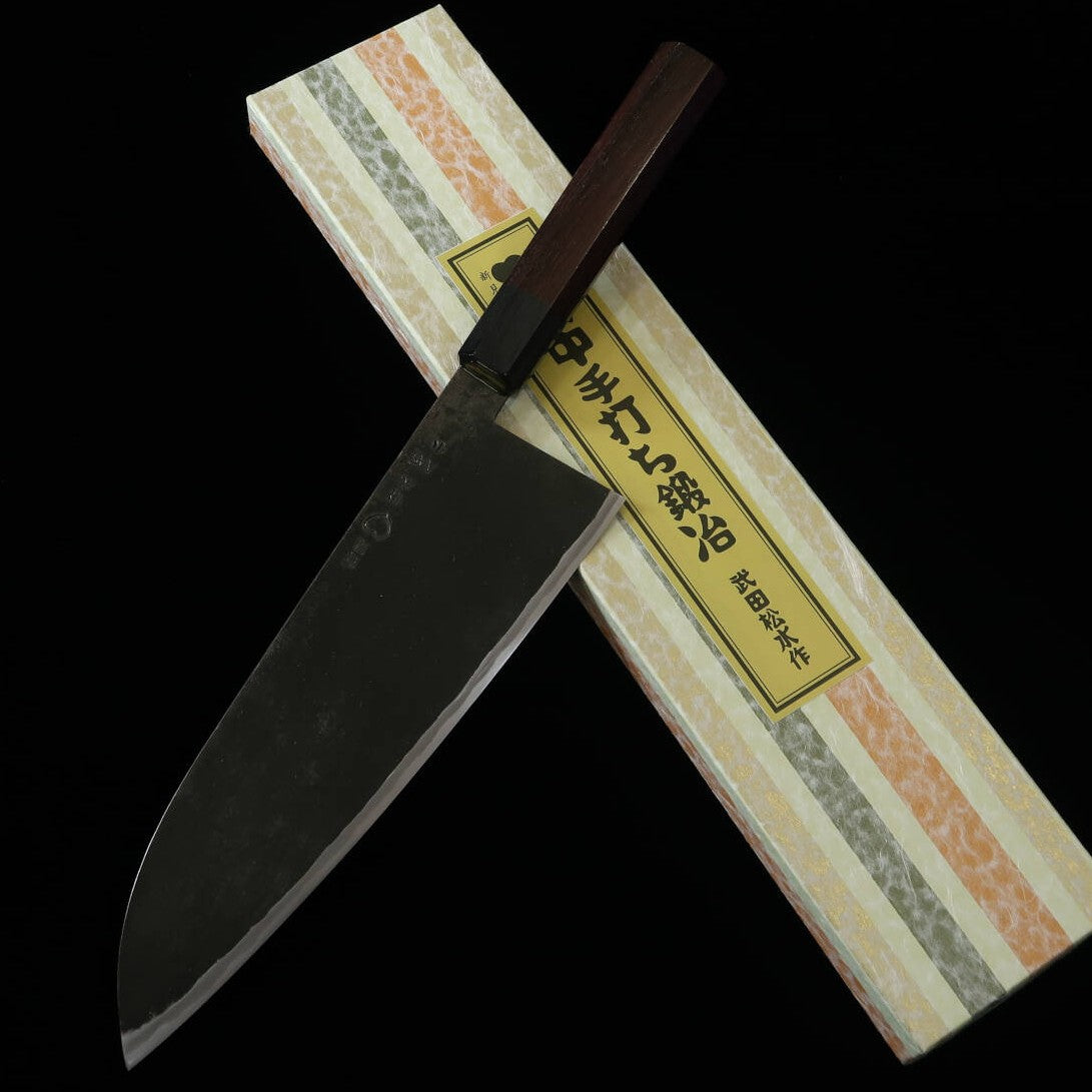 Takeda Cutelaria - Bitchu Forjado à Mão - Gyuto Pequeno - Aço Hitachi Aogami Super (210mm)