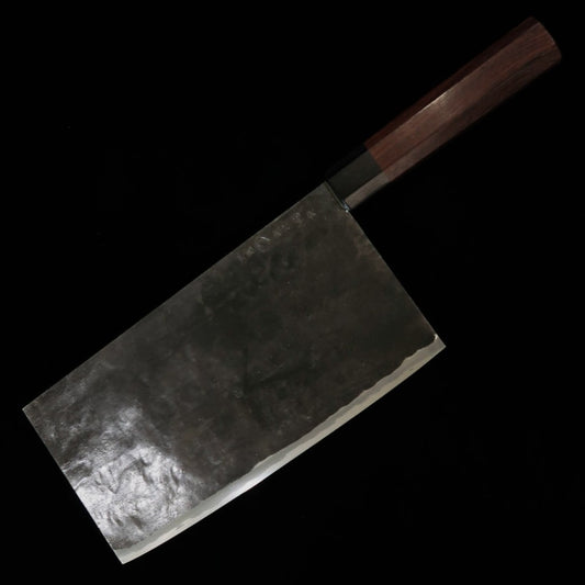 TAKEDA Coutellerie artisanale de Bitchū Grand couteau chinois Acier Hitachi Aogami Super (220-240 mm)
