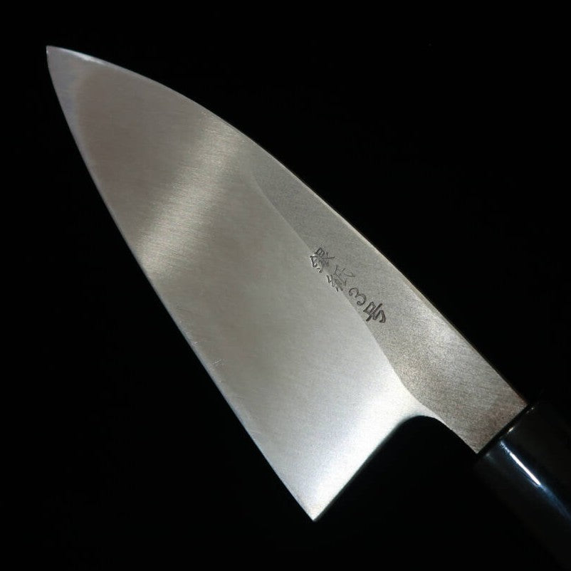 Miura Small Deba Knife, Ginsan, Keyaki Handle (105mm)