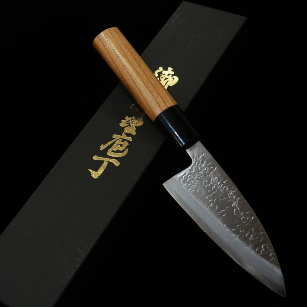 三浦 MIURA 小出刃 銀紙三号 欅柄 (105mm)