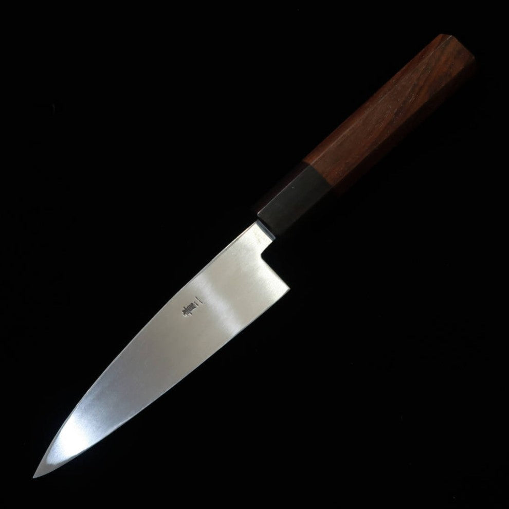 Miura Aogami No. 2 Single-Edged Utility Knife with Rosewood Octagonal Handle (120mm)