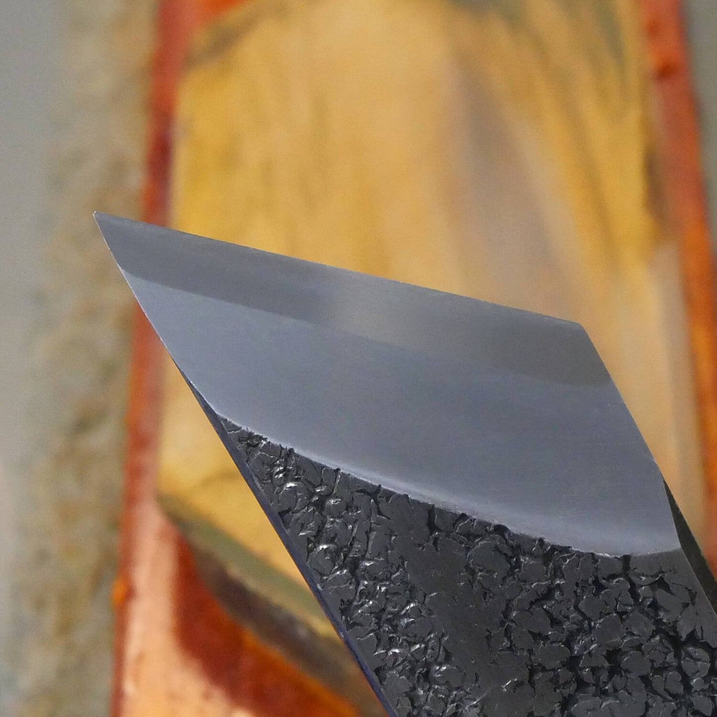 Pierre à aiguiser naturelle Okudono Subaita avec socle 60×143×15 mm