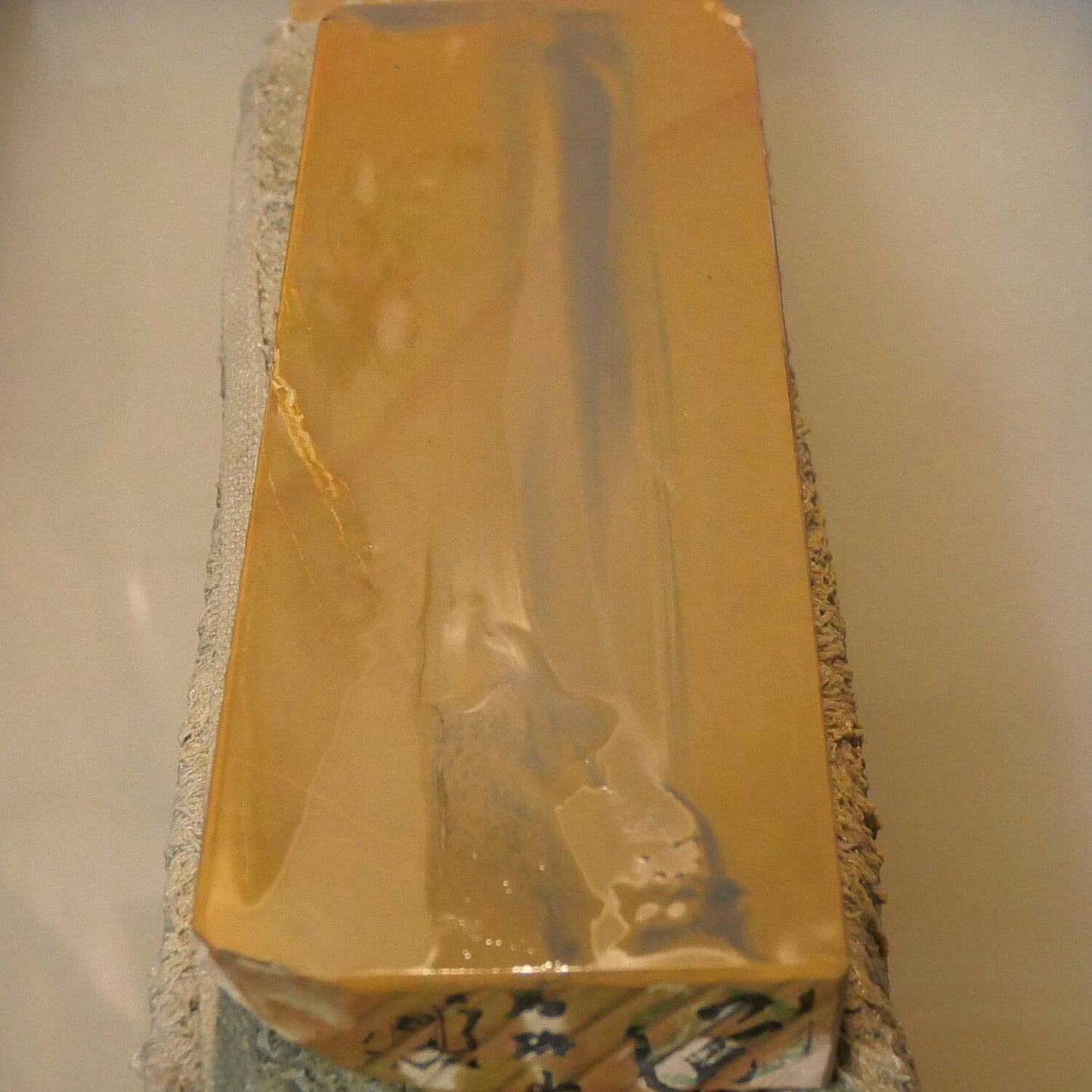 Piedra de afilar natural Yamaji Tipo 60 Rara Rojo-marrón Excelente 71×193×27 mm